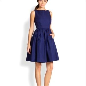 Kate Spade Tanner Bow back navy dress